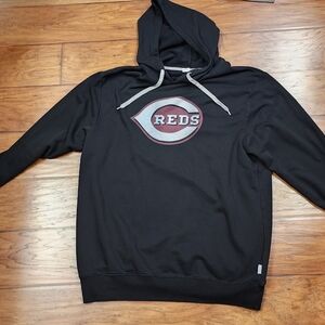 Cincinnati Reds Baseball Black Hoodie